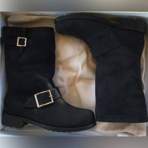 JIMMY CHOO Black Suede Boots